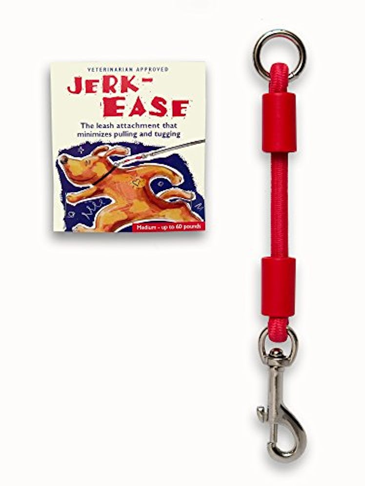 JERK-EASE Patented Shock Absorber Bungee Dog Leash Attachment