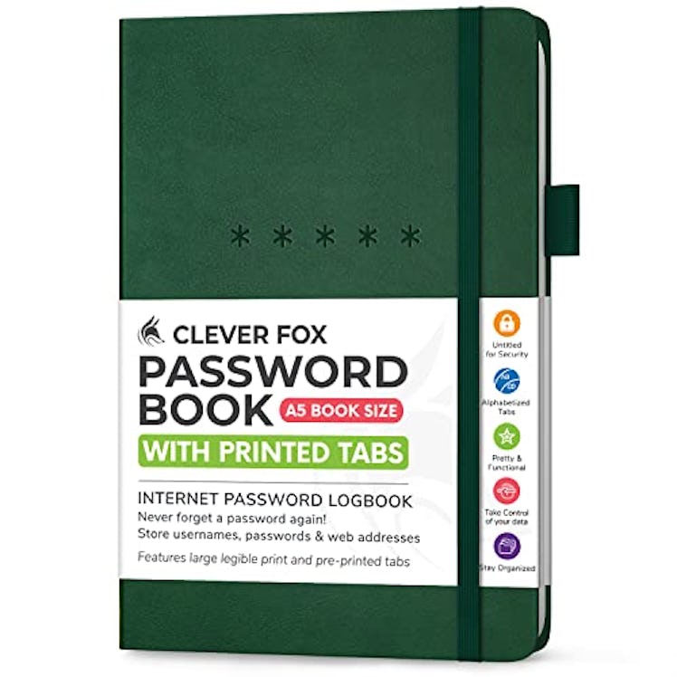 Clever Fox Password Book