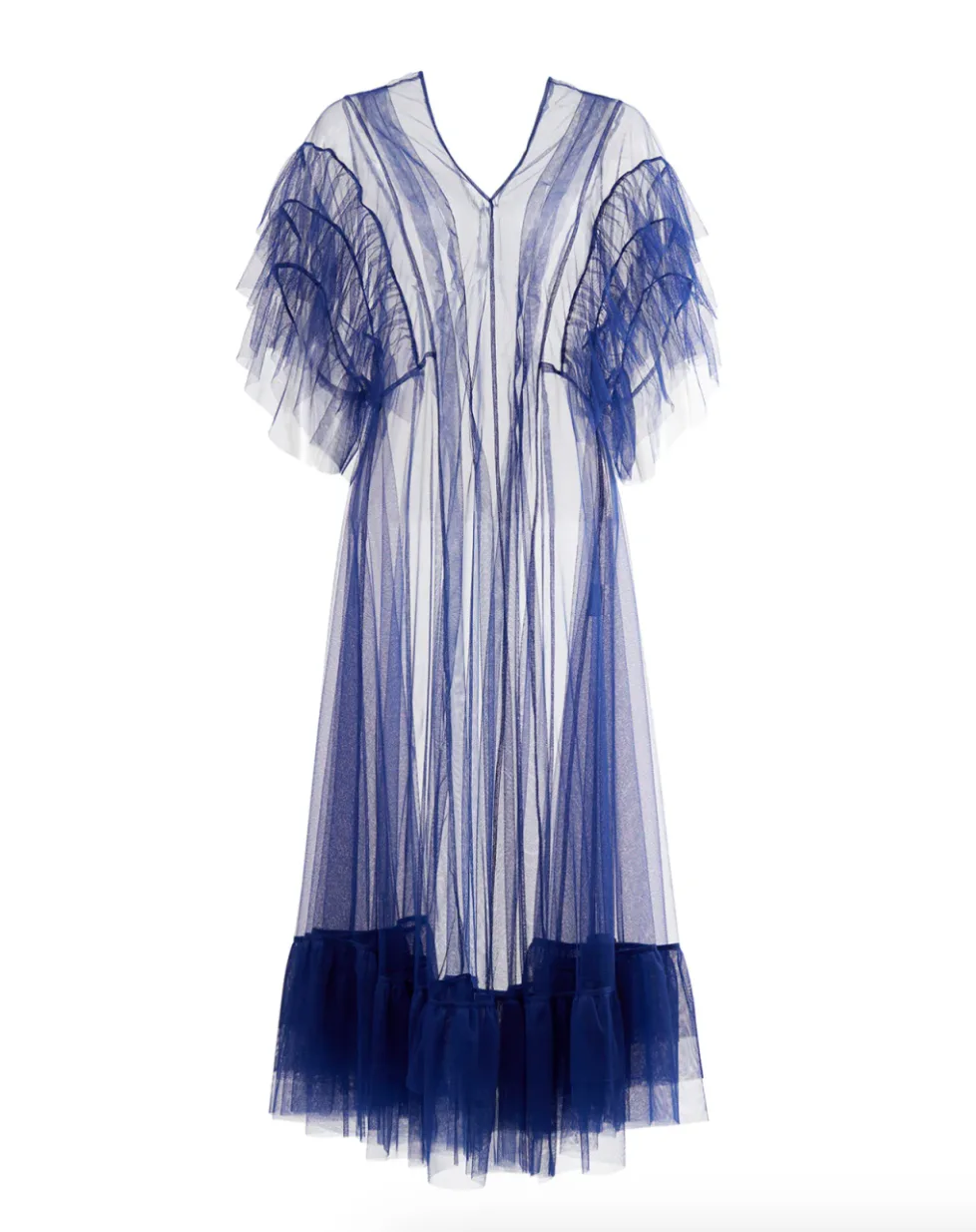 dusty blue plus size mother of the bride dresses Nox Anabel MD129 Prom Dress - Navy Blue