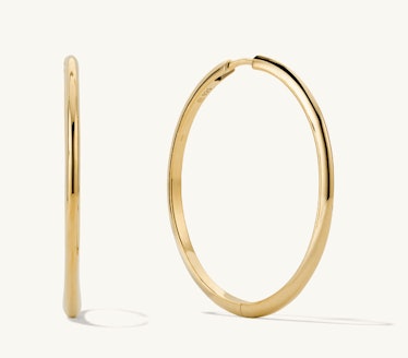 oversized gold hoops
