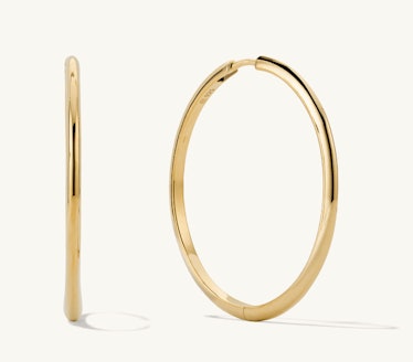 oversized gold hoops