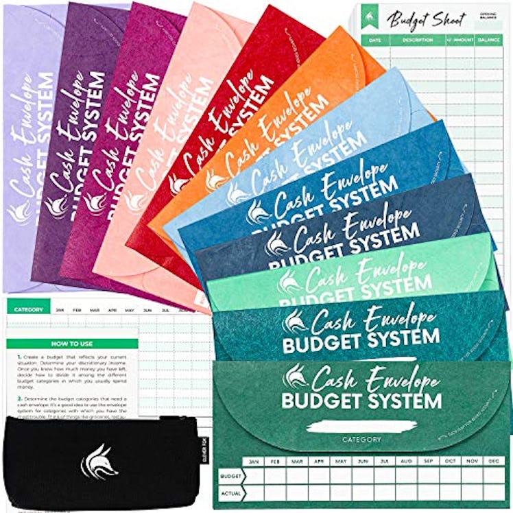 Clever Fox Cash Envelope Budget System (12-Pack)