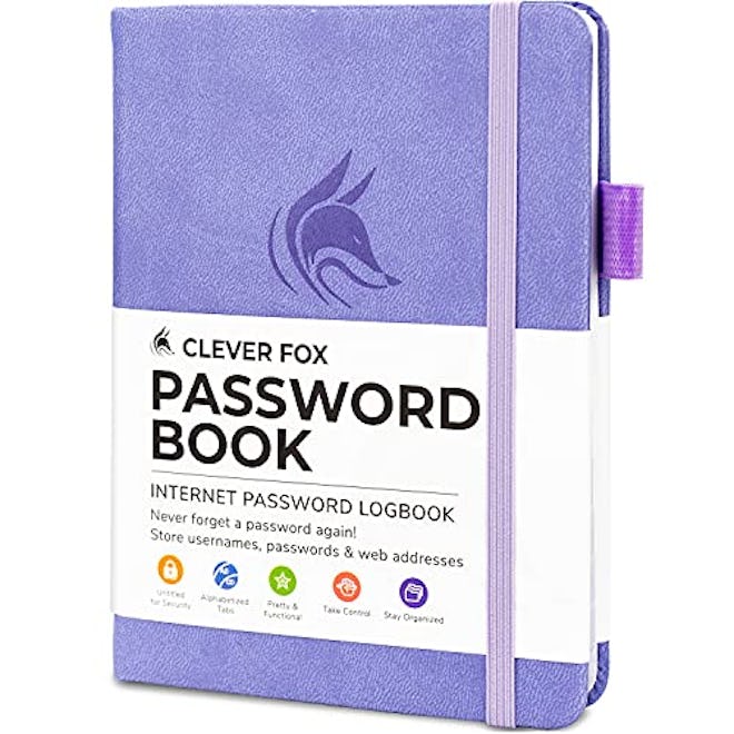 Clever Fox Password Book 