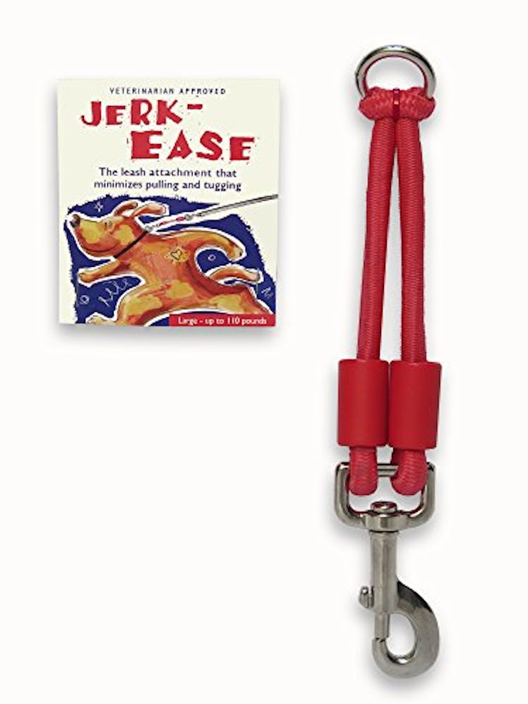 JERK-EASE BUNGEE DOG LEASH EXTENSION – Patented Shock Absorber Attachment Protects You and Your Dogs...