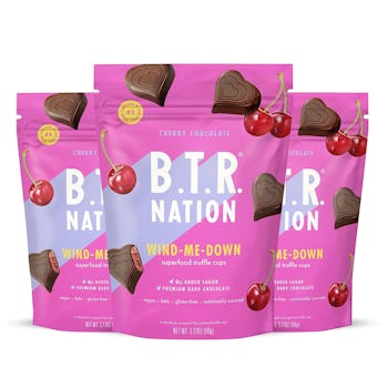 B.T.R. Keto Dark Chocolate Cherry Truffle Cups (18 Cups)