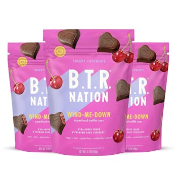 B.T.R. Keto Dark Chocolate Cherry Truffle Cups (18 Cups)
