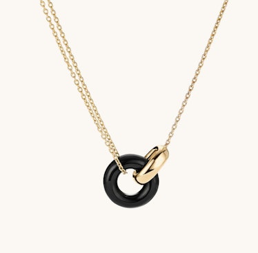 black onyx gemstone necklace