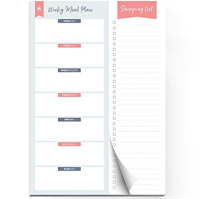 Clever Fox Magnetic Meal Planner Pad