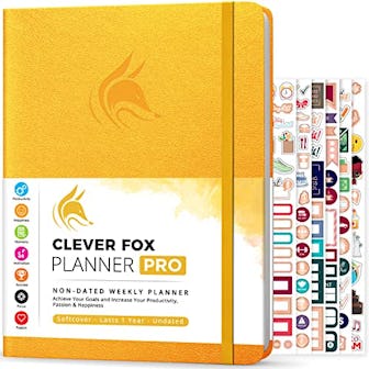 Clever Fox Planner PRO – Undated Weekly & Monthly Life Planner