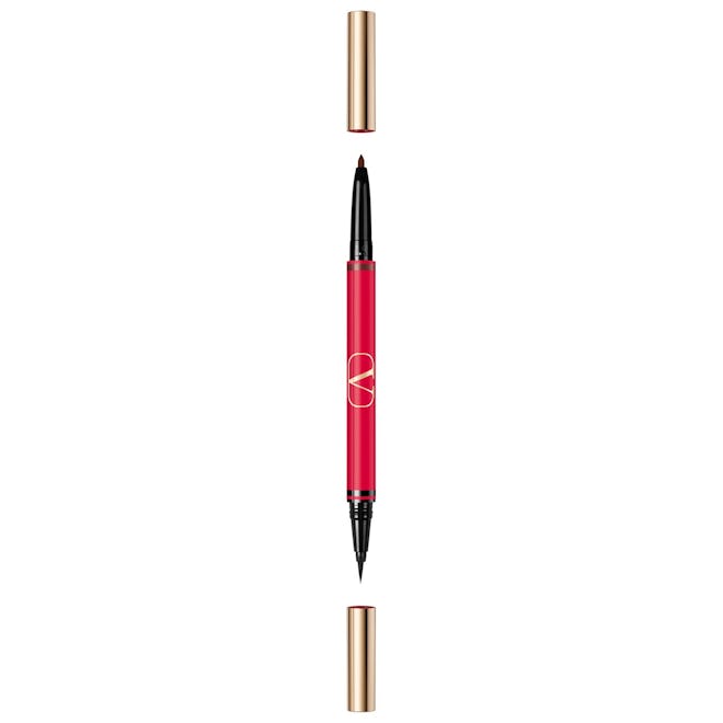 Valentino Beauty Twin Liner Gel and Liquid Eyeliner, 04 Black and Marrone