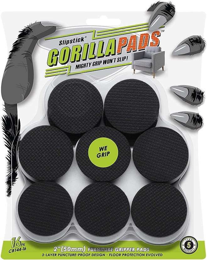 GorillaPads Non Slip Furniture Pads/Floor Grippers (16-Pack)