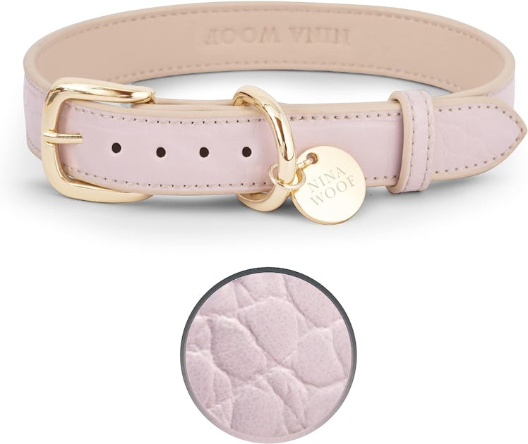 Nina Woof Milan Vegan Leather Dog Collar