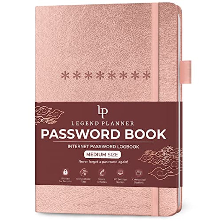 Legend Planner Password Book