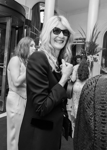Laura Dern at the armani privé couture show