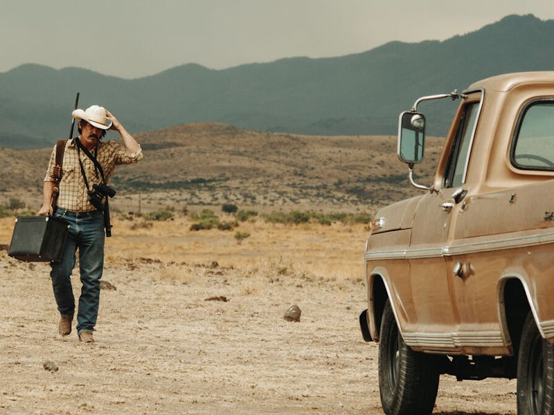 Llewelyn Moss (Josh Brolin) walks toward his truck in 2007's 'No Country for Old Men'