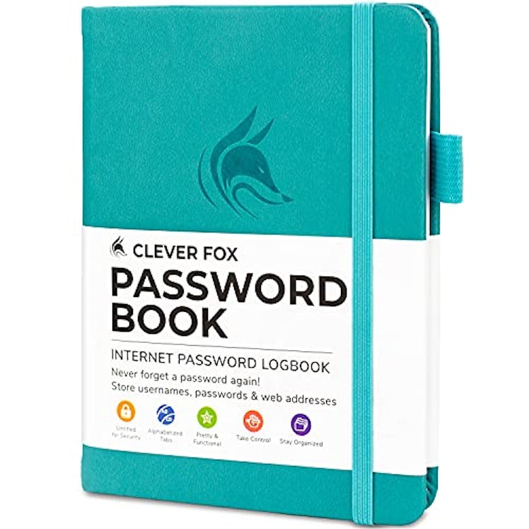 Clever Fox Password Book 