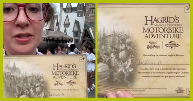 TikToker Black Owl Travels recently shared a video discussing Universal Studios policy of giving cer...