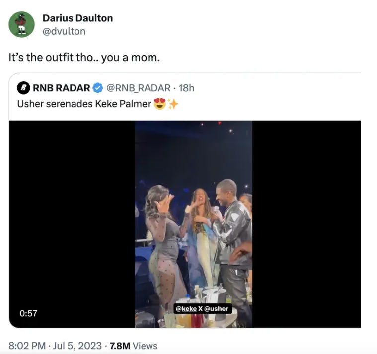 Keke Palmer's Boyfriend Criticizes Her Outfit Because "You A Mom"