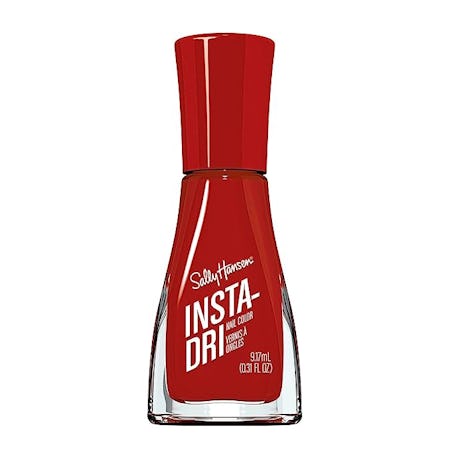red nail polish 
