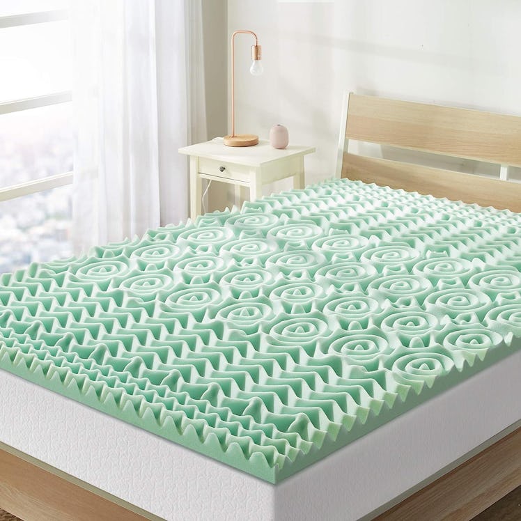 Mellow 5-Zone Aloe Memory Foam Mattress Topper