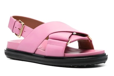 pink slingback sandals