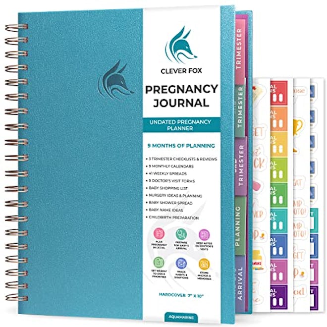 Clever Fox Pregnancy Planner & Memory Book