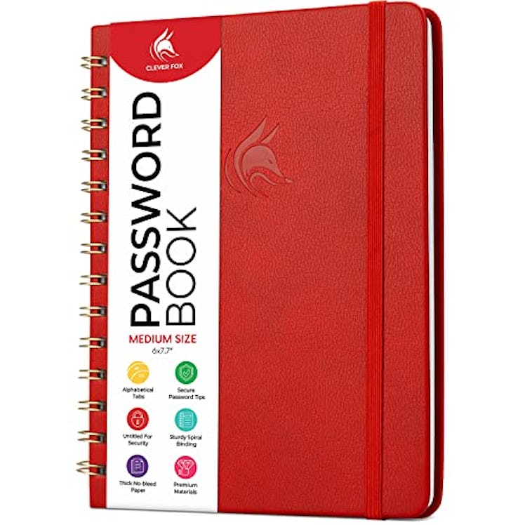 Clever Fox Password Book