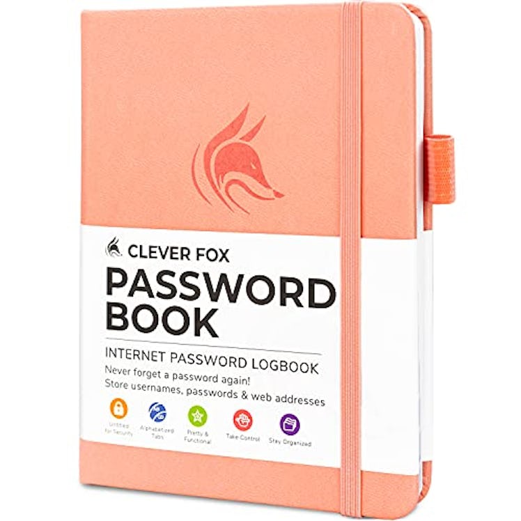 Clever Fox Password Book with tabs. Internet Address and Password Organizer Logbook with alphabetica...