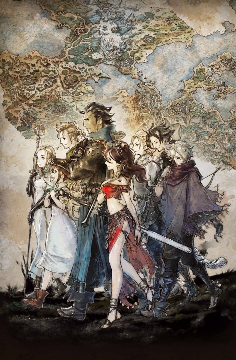 Octopath Traveler Japanese box art