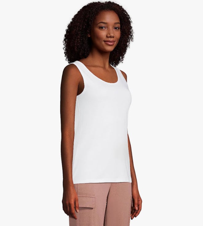 Lands' End Cotton Tank Top