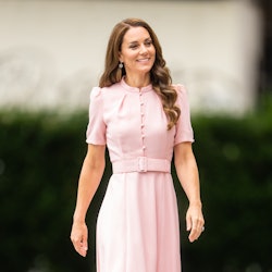Kate Middleton arrives to The Young V&A at V&A Museum Of Childhood on June 28, 2023