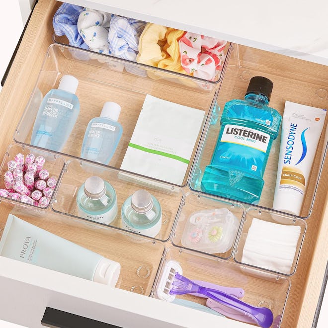 Vtopmart Clear Plastic Drawer Organizers (25-Pieces)
