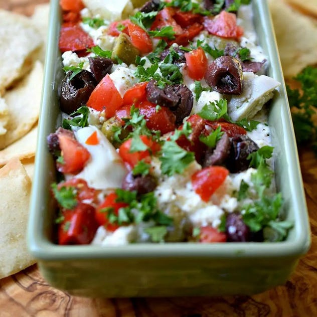 mediterranean cottage cheese dip
