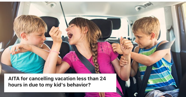 A mom wonders if she made the right decision to end a vacation after her kids wouldn't stop misbehav...