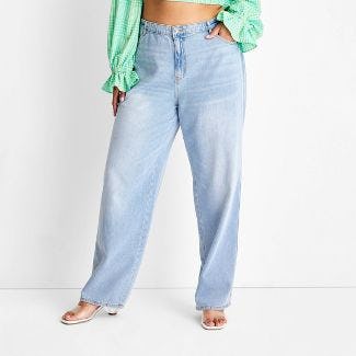 Mid-Rise Baggy Fit Jeans