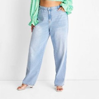 Mid-Rise Baggy Fit Jeans
