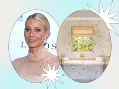 You can stay in Gwyneth Paltrow's guesthouse on Airbnb for a Goop retreat. 