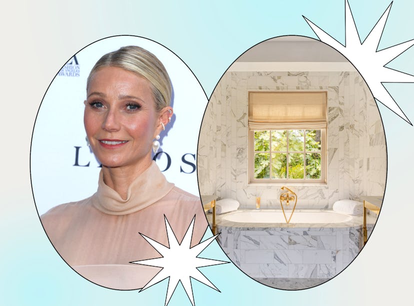 You can stay in Gwyneth Paltrow's guesthouse on Airbnb for a Goop retreat. 