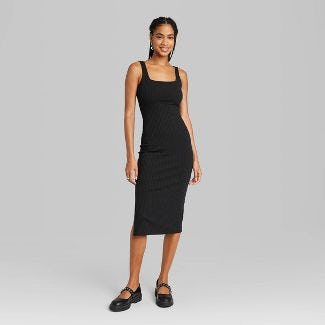 Knit Midi Bodycon Dress
