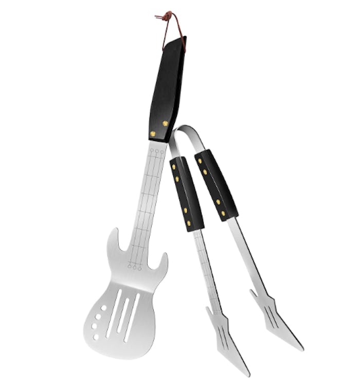 PEPKICN Guitar Stainless Steel Barbecue Tools (Set of 2)