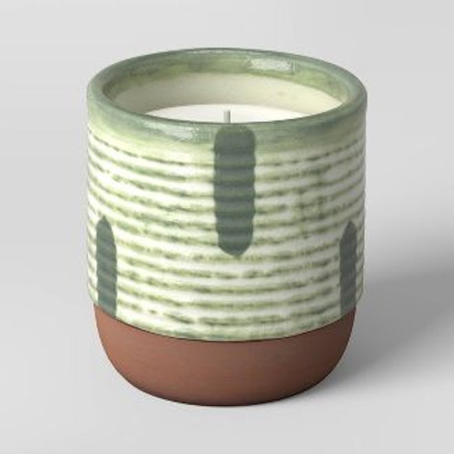 Ceramic Citronella Outdoor Candle