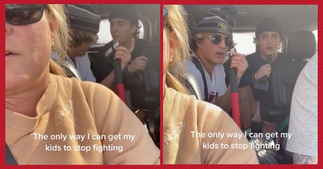 A mom should win the Nobel Prize for coming up with this way to make her teenaged boys stop fighting...