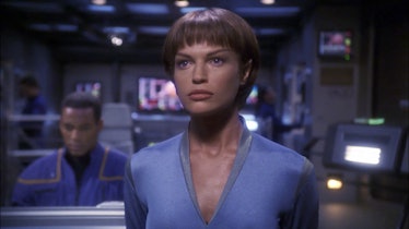 Jolene Blalock as T’Pol on Star Trek: Enterprise.