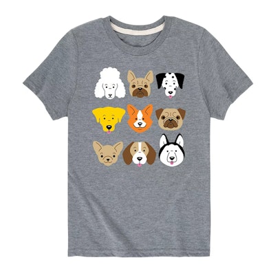 Dog Faces Graphic Tee