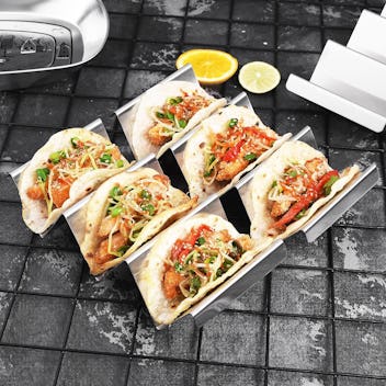 Artthome Stainless Steel Taco Holders (4-Pack)