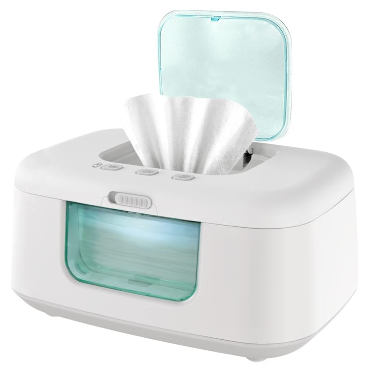 Baby Wipe Warmer & Dispenser with LED Changing Light
