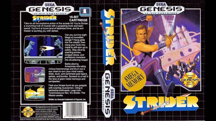 Strider genesis front and back cover