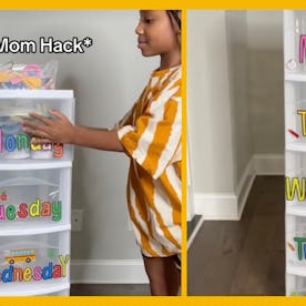 One mom on TikTok shared her brilliant time-saving hack for avoiding all clothing power struggles wi...