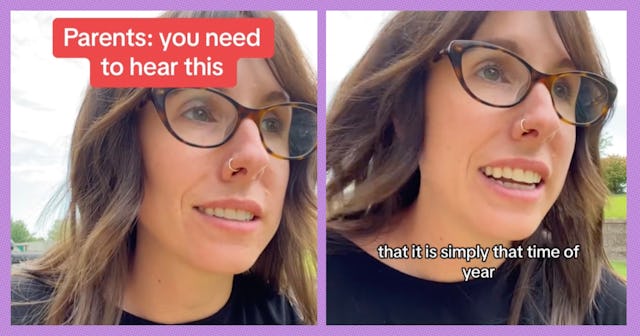 A mom is going viral on TikTok after assuring moms that being a bit more lax towards the end of the ...