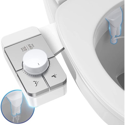 Ultra-Slim Bidet Attachment for Toilet